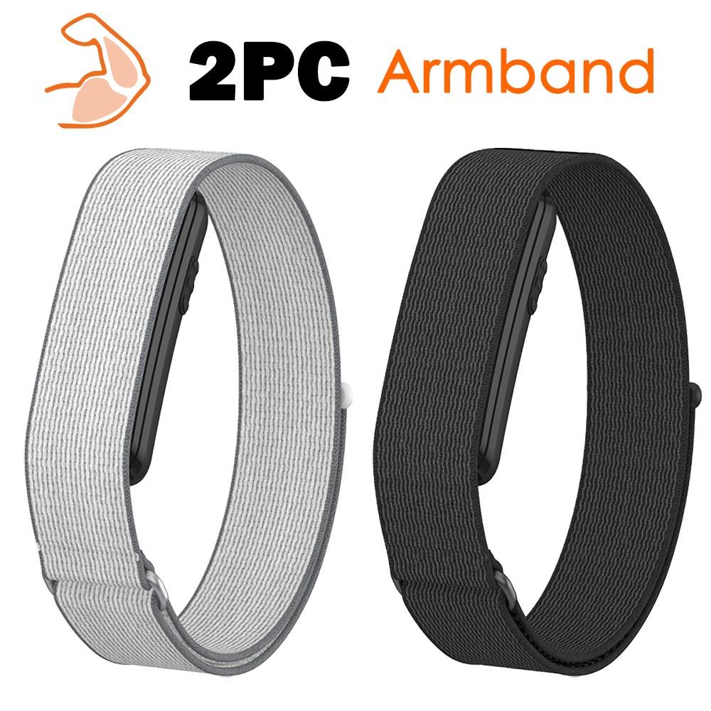 Premium Nylon Biceps Arm/Wristband for Garmin CIRQA Smart Band Strap Fitness Tracker Strap for Garmin CIRQA Smart Band Accessory