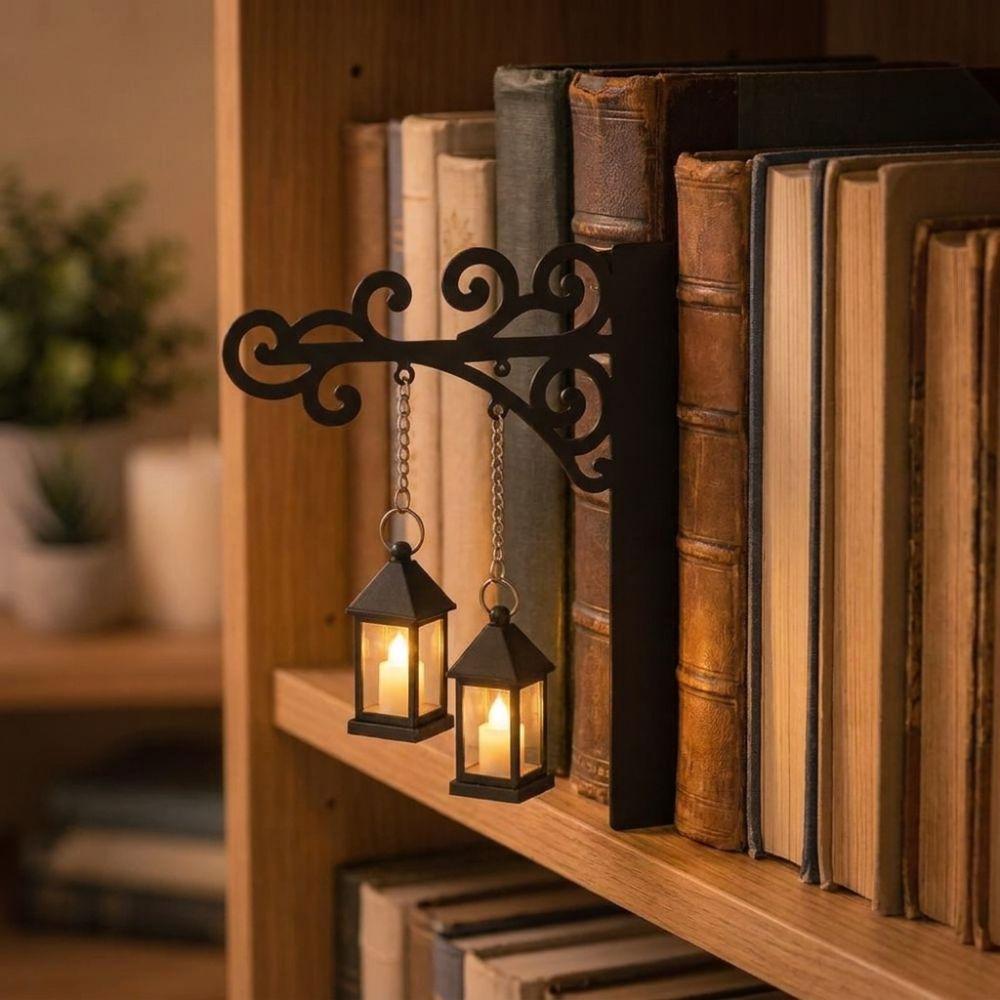 Decorative LED Book Nook Lamp Warm White Light Pumpkin Ghost Lantern Dorm Room