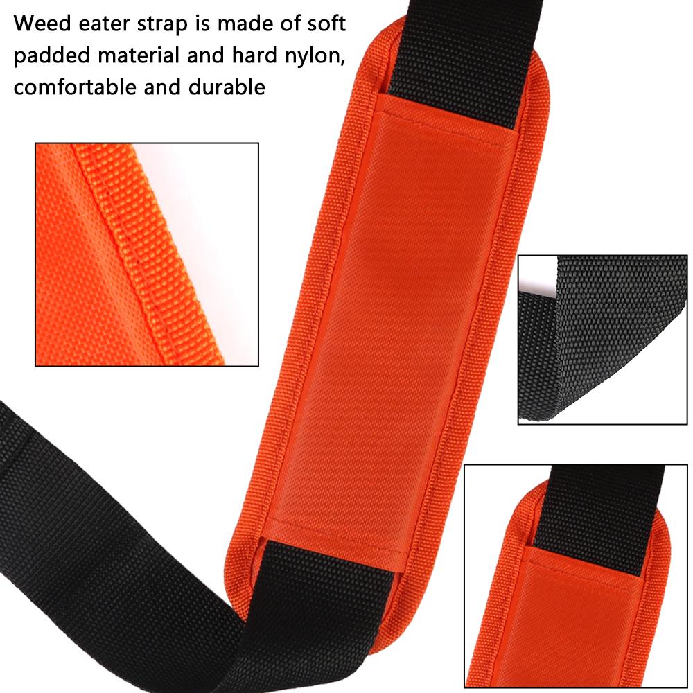 Strimmer Padded Belt W Shape Double Shoulder Harness Strap Comfortable Labor Saving for Brush Cutter Trimmer Garden PrunerGood Product