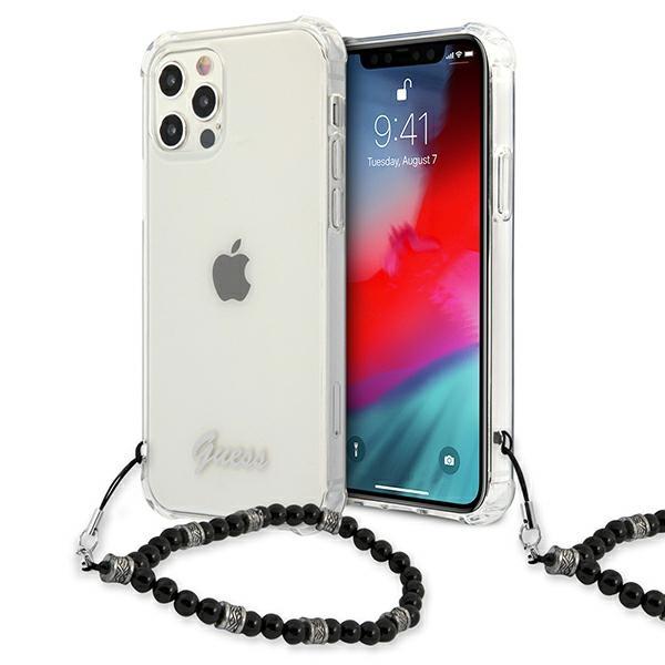 Guess Guhcp12Lkpsbk Iphone 12 Pro Max6,7  Transparent Hardcase Black Pearl