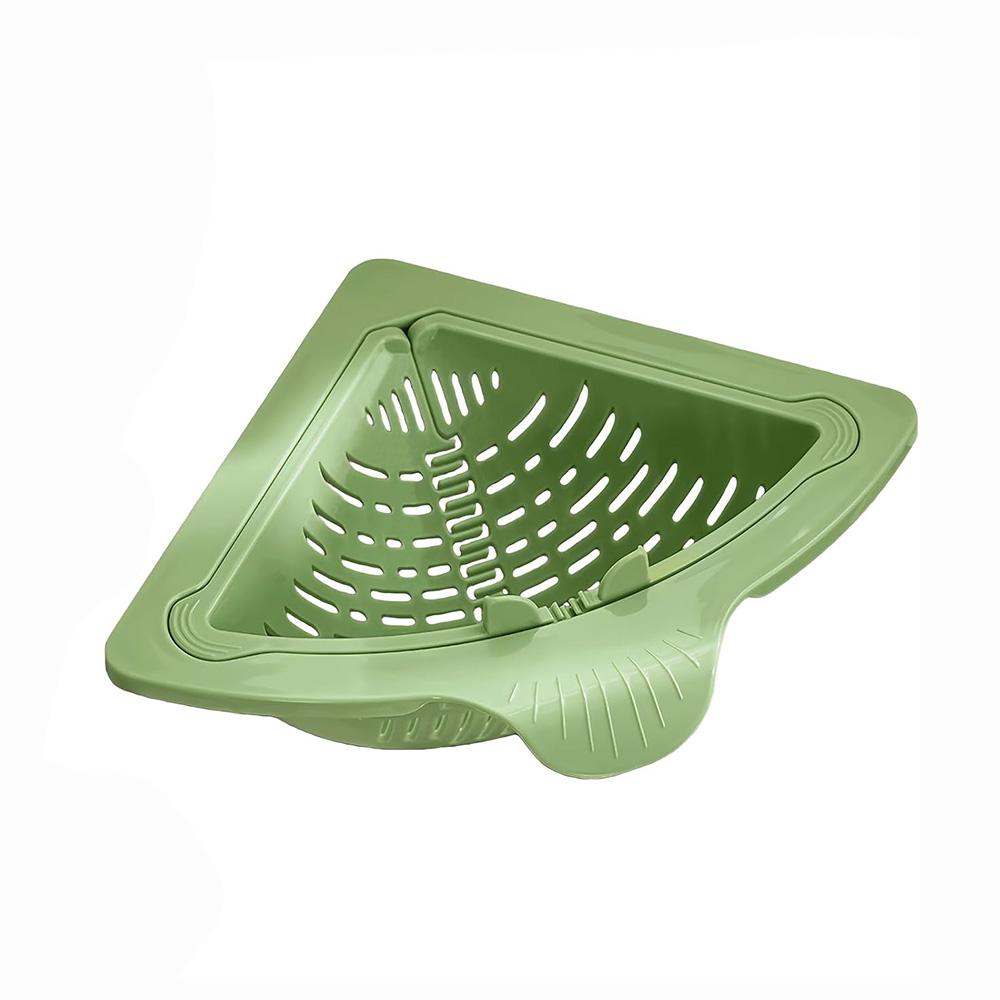 Magnetic Sink Drain Basket Triangle Vegetable and Fruit Drainage Basket Food Waste Filter Collector Kitchen Storage Organizer