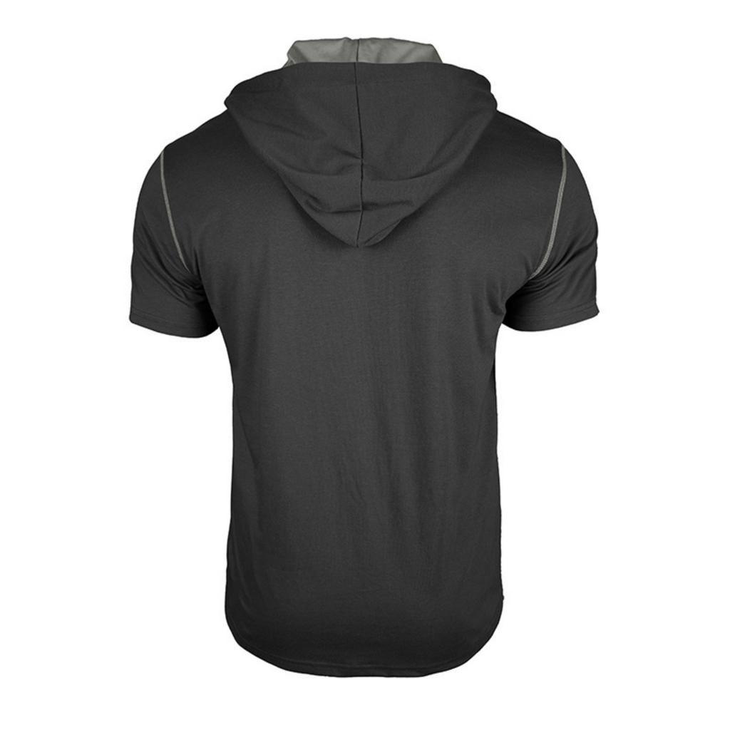 Men's Short-sleeved T-shirt With Hood And - Jacket - Summer Outdoor Top