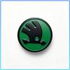 1 Stück 43mm 5 Farben Optional Lenkradnabe Aufkleber Glänzendes Harz Skoda Vogel Logo Ersatz Aufkleber Auto Innenraum Modifikation Zubehör