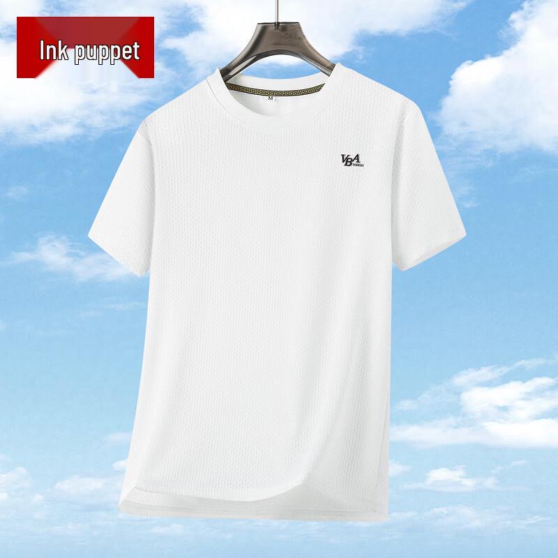 Men s Cool-Feel Round Neck Short Sleeve T-Shirt M