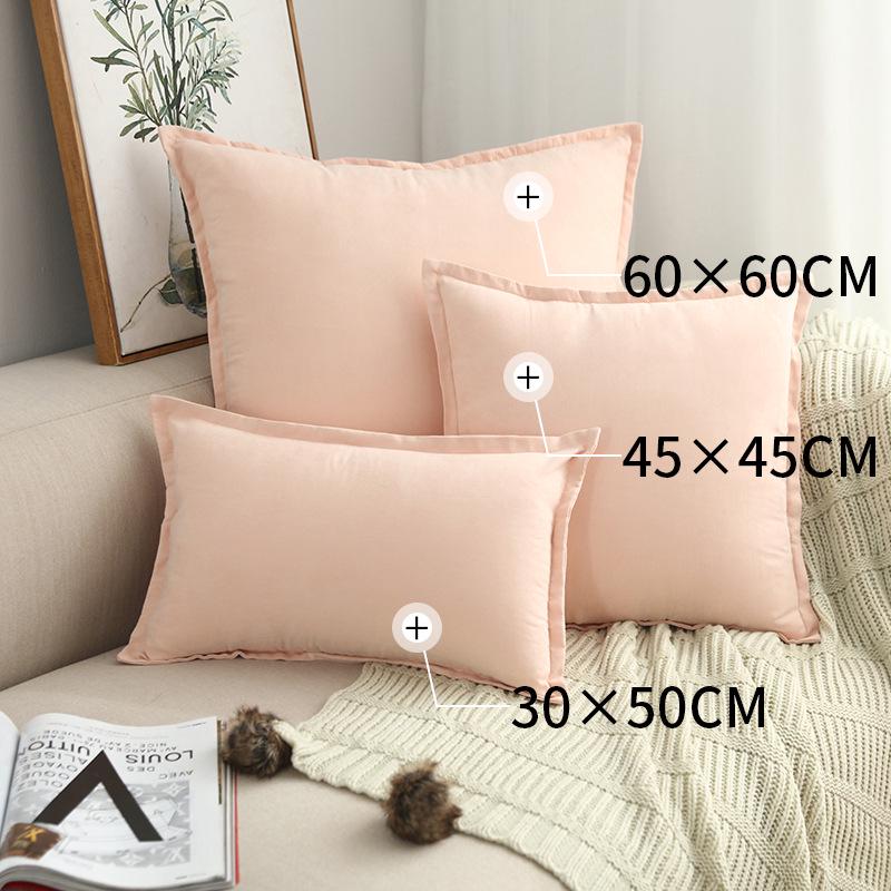 

Ruffle Nordic Light Luxury Square Throw Pillow Cover for Sofa or Bed 30×50CM (Cover)