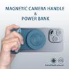 Bluetooth Phone Grip Magnetic Camera Handle Photo Bracket Anti-shake Selfie Device for Android Apple Magsafe Wireless Charging