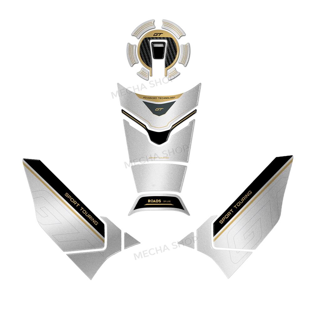 For Tracer 9 GT 2025 Tracer 9GT Tank Pad Protection Kit Motorcycles Accessories 3D Resin Stickers