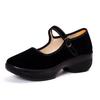 Dance Shoes High Heel Black Generation Classic Vintage Cloth Shoes Waiter Shoes