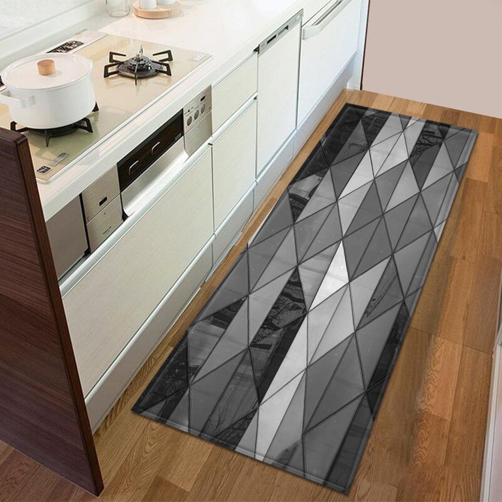 Eingangstürmatte, Küche, Schlafzimmer, Teppich, rutschfester Boden, Flurteppich, modernes Druckmuster, Bodenmatte