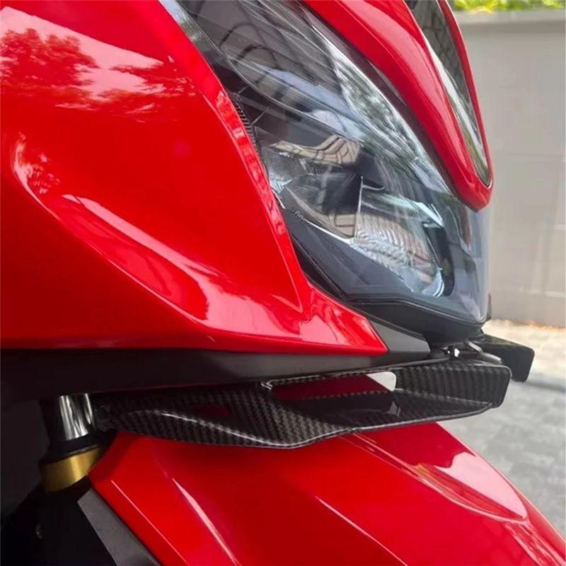 Authentic For Honda Forza 350   Motorcycle Front Fairing Winglets Aerodynamic Wing Side Wings Spoiler Accessories
