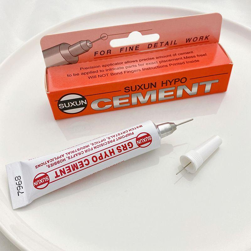 

S925 Sterling Silver Stud Earrings Ear Pins Flat Bead Plate Handmade DIY Making Sticky Pearl Ear Buckle Eardrop Frame Materials Accessories Transparent glue 9ml