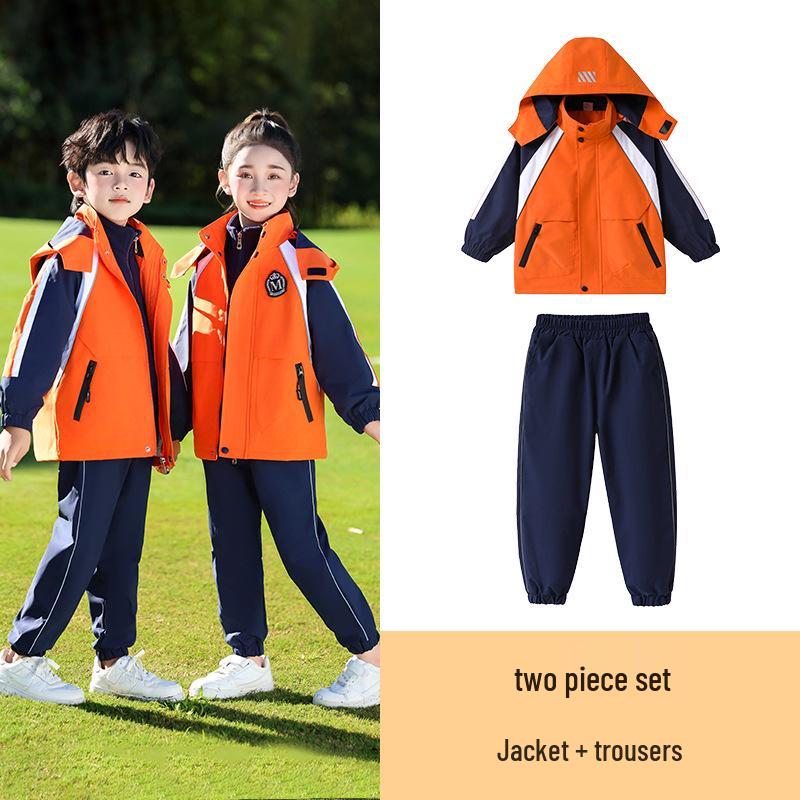 Elementary Student Seasonal Uniform Set: Windbreaker & Winter Outfit