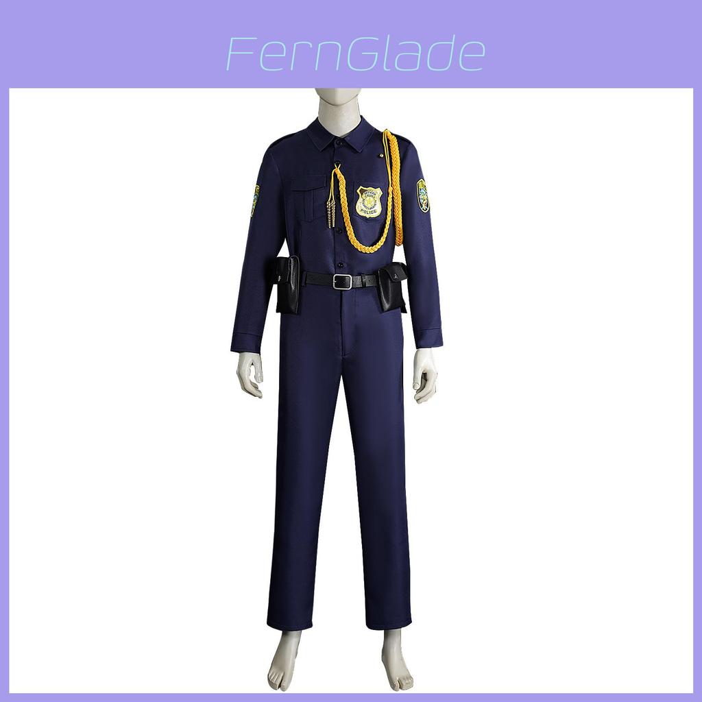 Zootopia Nick Officer Cosplay Costume For Halloween And Anime Role Play