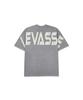 Leubase Old School Back Logo Oversized Short Sleeve T-Shirt_Pigment Gray
