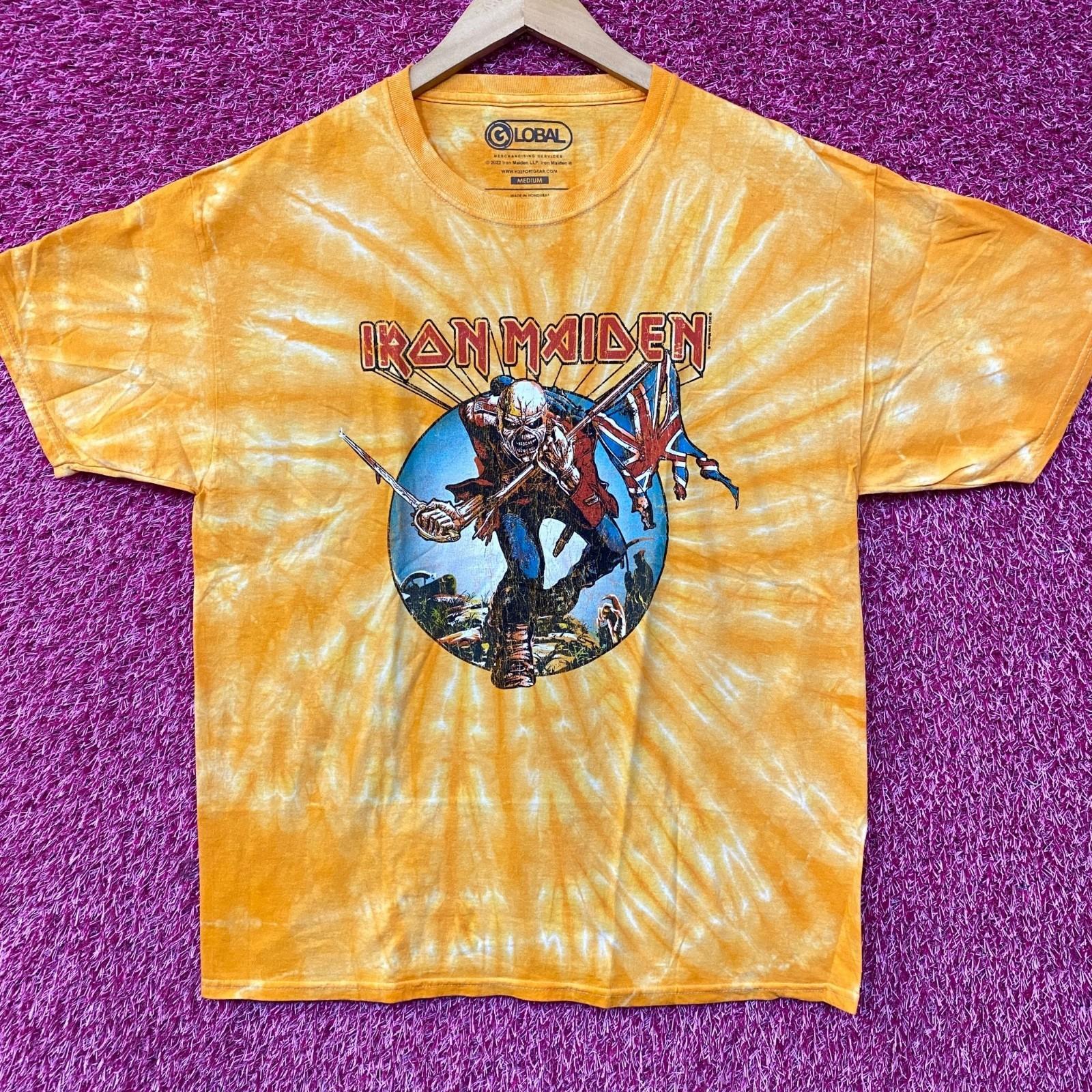 Iron Maiden The Trooper Футболка с принтом тай-дай 4XL