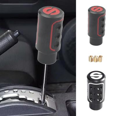Manual Shift Knobs Aluminum Alloy Ergonomic Shifter Knobs Car Accessory With 3 Adapters User Friendly Shift Knob For Vehicles