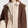 ELLASSAY Women's Hooded Wool Blend Commuter Coat