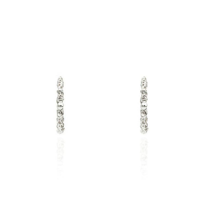 POPPI Melting round earrings