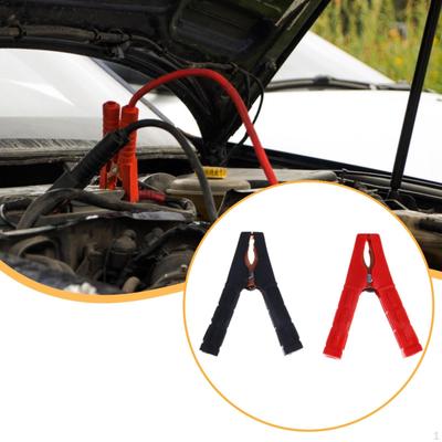 2Pcs 100A Battery Clips Durability Easy To Use Portable Sturdy Accessories Cable Clamps Compact for
