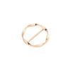 Women's Trench Coat Metal Round Spiral Ladder Belt Buckle - Decorative Button Accessory