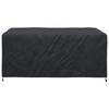 Solid Colored Furniture Cover Black 143 x 225 x 90 cm 420D