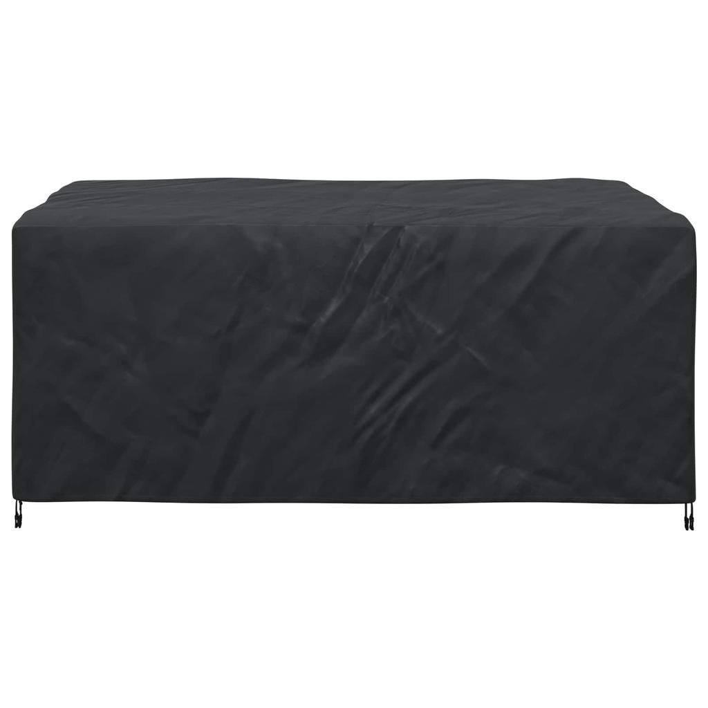 Solid Colored Furniture Cover Black 143 x 225 x 90 cm 420D