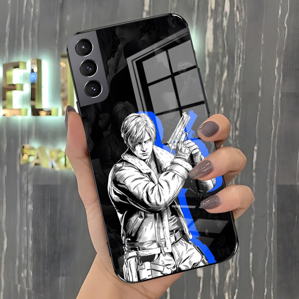 RESIDENT EVIL Game Phone Case For Samsung A25 A13 A33 5G A54 A36 A35 A56 A52 A14 Shockproof Glass Cover