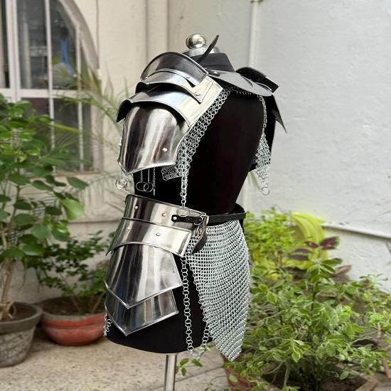 Epic Female Armor Suit Women’s Medieval Knight Cuirass Set Handcrafted Fantasy Warrior Costume for LARP Cosplay