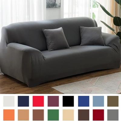 Einfarbiger Sofabezug für 1/2/3/4 Sitzer, Stretch-Sofabezug aus Milchseide, Sofabezüge für Wohnzimmer, Ecksofa-Schonbezüge, 1 Stück