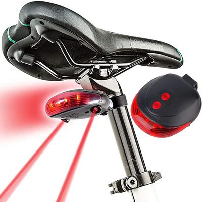 Bicycle Tail Light Mountain Bike Night Riding Laser Light Flashing At Night Rear Light Riding Warning Flash Equipment Accessorie