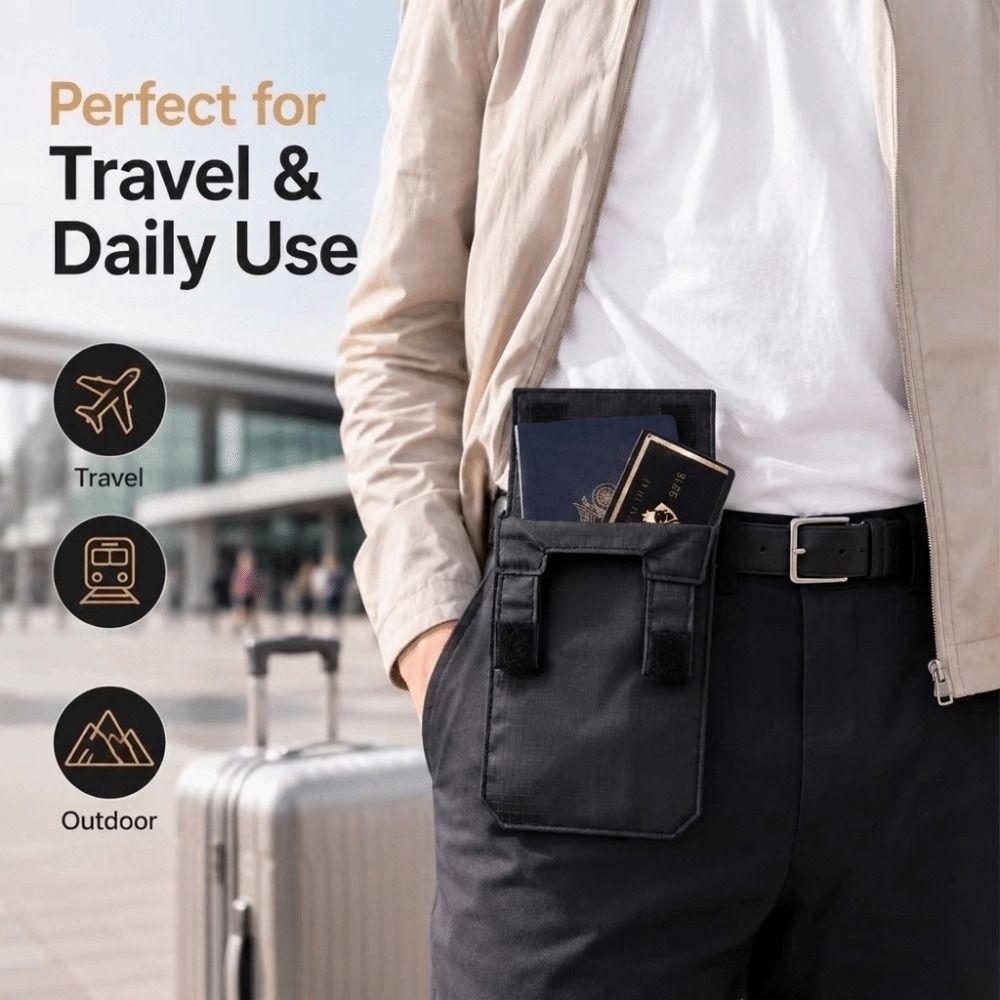 Hidden Compartment Men Belt Wallet Belt Wear Belt Waist Bag Small Mini Wallet Pouch Cash Holder