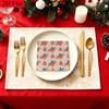 20pcs Disposable Napkins with Christmas Theme Pattern Print for Wedding,Parties,and Daily Use for Thanksgiving Fall Christmas Table Decoration