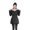 Damen Wintermantel im koreanischen Stil - Schlank geschnitten, dick, warm, mittellang, wattierte Jacke
