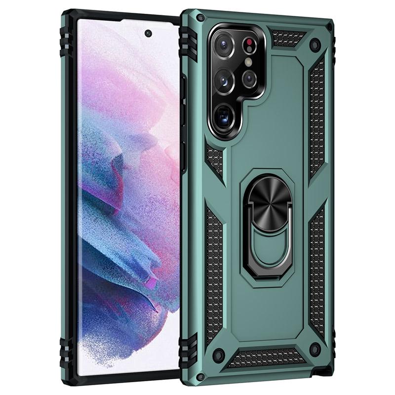 For Samsung Galaxy S23 Ultra Plus Case Luxury Military Grade Shockproof Armor 360 Ring Cover For Galaxy S 23 Ultra Plus S23Ultra S23Plus Phone Cases