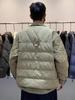 Men's Winter Clearance Lightweight White Duck Down Shirt-Style Jacket - Loose Fit, Plus Size, Workwear