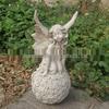 European Style Garden Fairy Resin Ornaments for Outdoor Decor