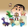 Crayon 6pcs Shin Chan Action Figure Decoration Doll Cartoon Toy Kids Anime Gifts