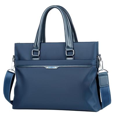 Maletín para hombre, Bolso de mano para documentos de negocios, Bolso para ordenador de oficina para viaje de negocios, Bolso bandolera de un solo hombro