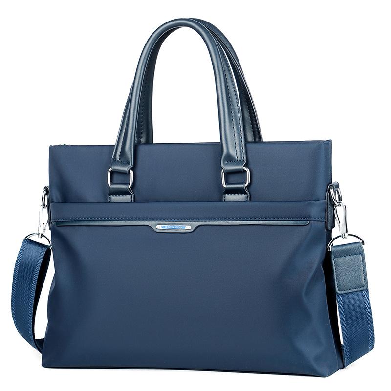 Men's Briefcase, Business Hand Document Submission Bag, Business Trip Office Computer Bag, Single-shoulder Crossbody Bag