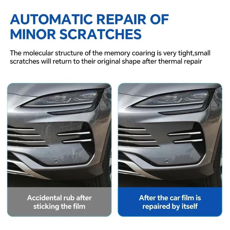 For BYD SEALION 6 DMI -2025 Headlight Rearview B C Pillar Protection Film Pre-cut Clear TPU Anti-scratch Resistant Invisible