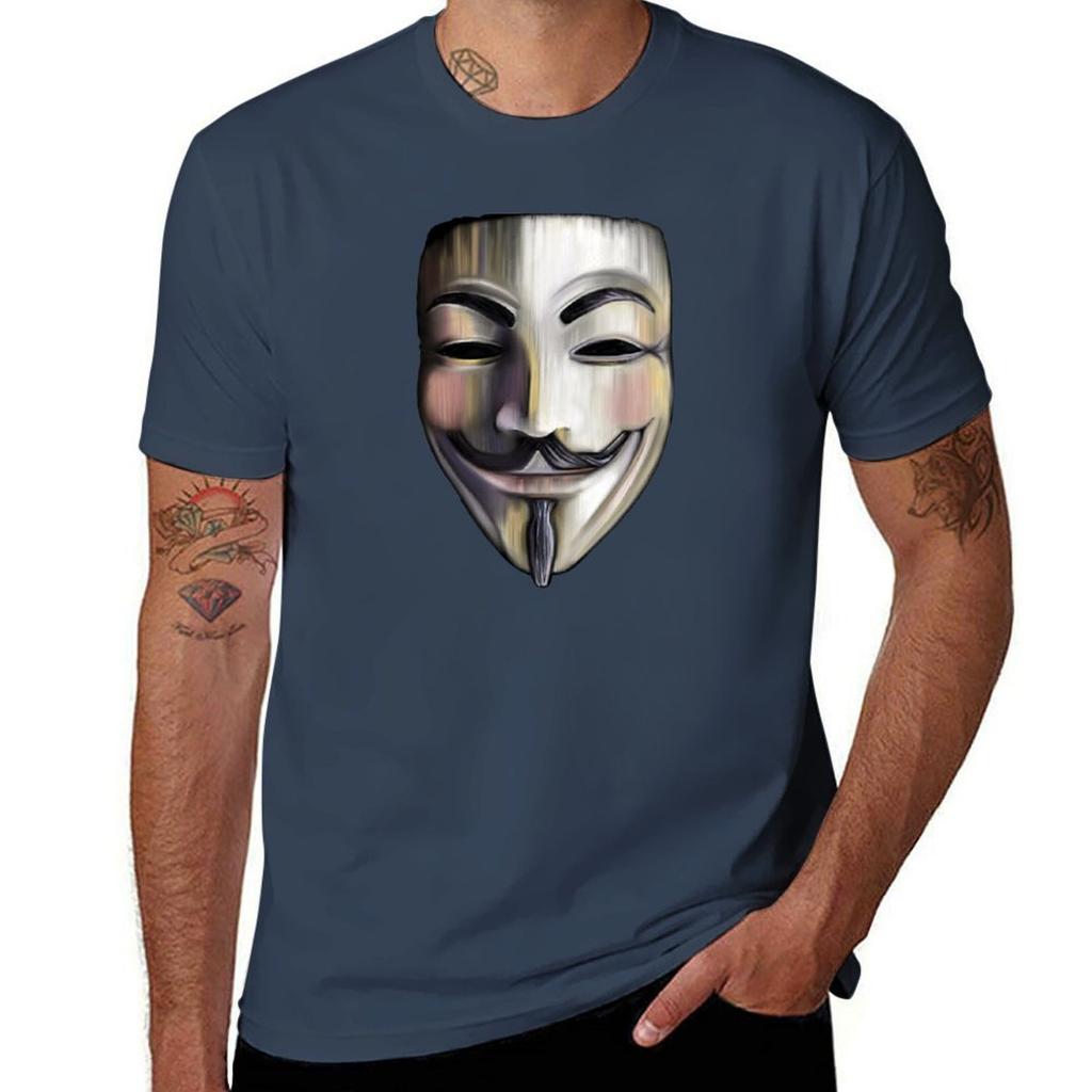 Guy Fawkes Mask Tshirt Blouse Sublime Animal Prinfor Boys Tees Clothes For Unisex