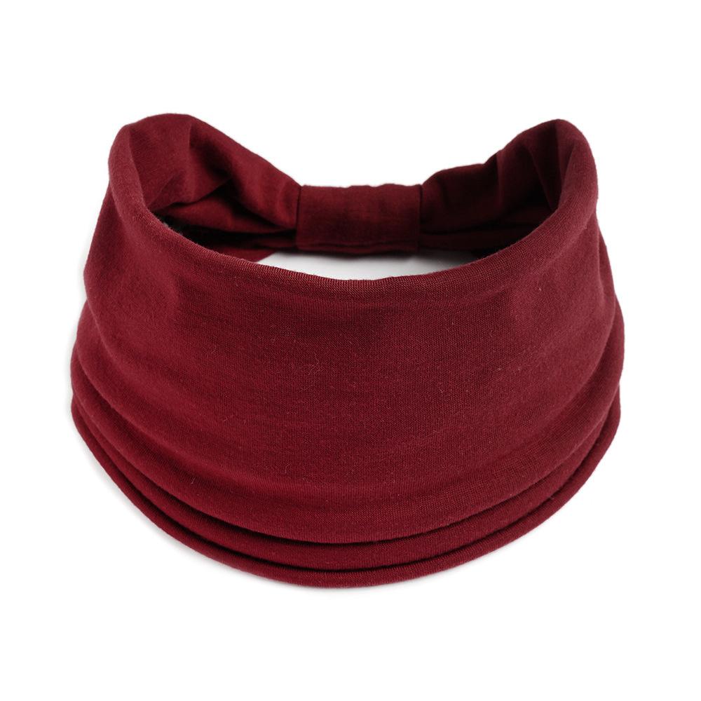 Cotton Elastic Knot Headbands for Women Girl Twist Cross Hairband Makeup Head Band  Women Fashion Hair Ties Hair Accessories