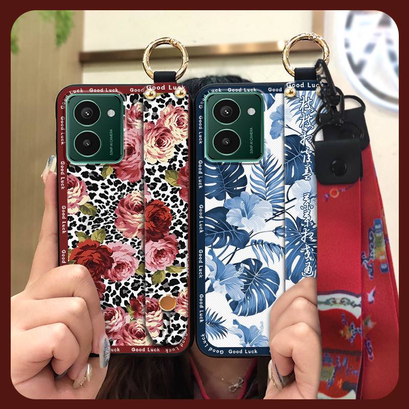 Waterproof Chinese style Phone Case For Nokia HMD Pulse/Pulse+/Pulse Pro Anti-knock Soft case Wristband Anti-dust Ring