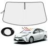 Sunshade Toyota Prius 50 Series Sunshade for Windshield 50 UV Sun Light Heat with Storage Honeycomb Easy Heat Interior Direct from Manufacturer