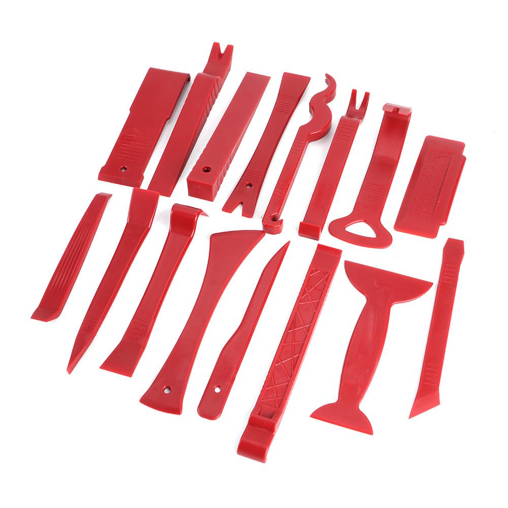 

16pcs Auto Interior Trim Removal Tool Kit Panel Audio Dashboard Fastener Remover Installer Set