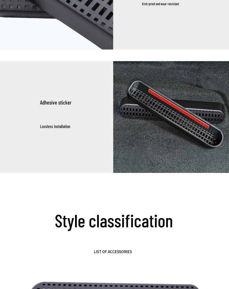Applicable Equation Leopard Titanium Rear Air Vent Dust Cover - 3-Seater Interior Modification.