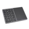 Wireless Numeric Keypad Professional 22 Keys Dual Modes   4.2 2.4G Wireless Number Pad with Touchpad for Laptop Desktop PC