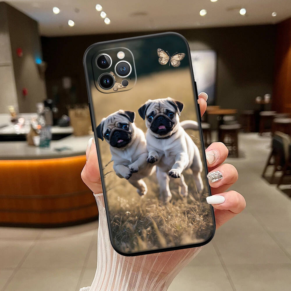 Pet Dog Pug New Phone Case for Samsung S20 S21 S22 S23 S24 FE Ultra Plus Lite S21S A07 A17 A36 A37 A55 A57 F06 F16 M06 M16 M56