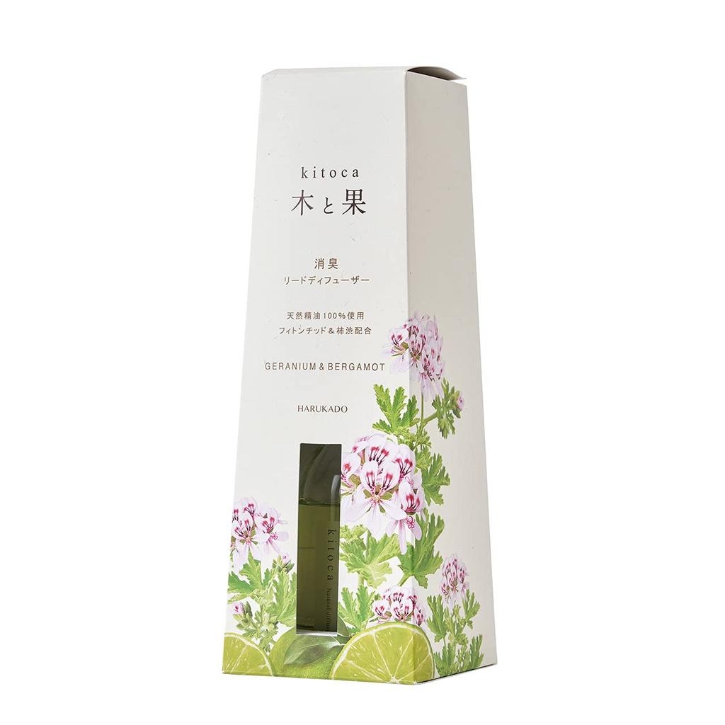 Harukado Tree and Fruit Reed Diffuser Geranium Bergamot &