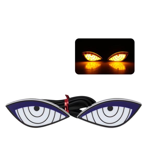 Ghost Eye Motorcycles LED Lights with Waterproof Dynamic Lighting Rear Taillights for Car And Vehicle